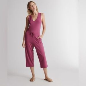 Quince pink jumpsuit